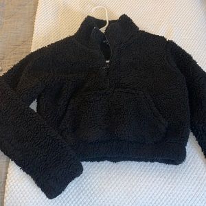 Puffer Cropped Quarter Zip